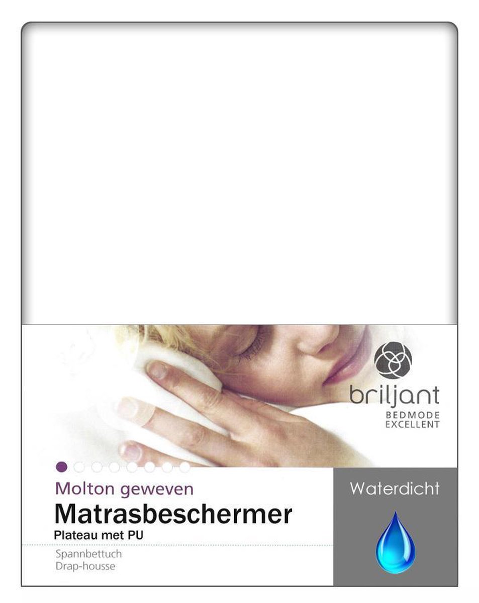 Briljant Waterdicht Pu Plateau -140 X 200 Cm - Wit