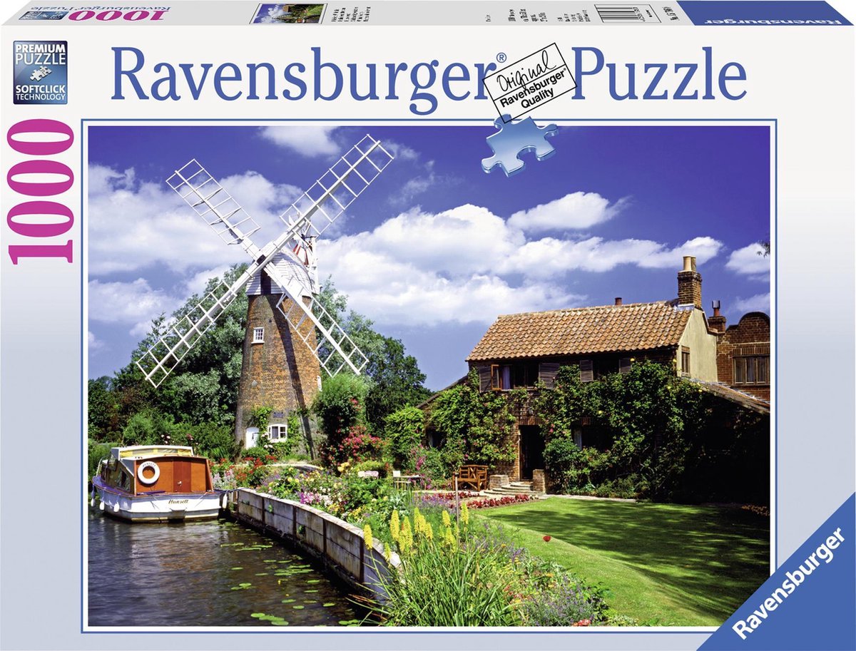 Ravensburger Puzzel Schilderachtige Molen - 1000 Stukjes