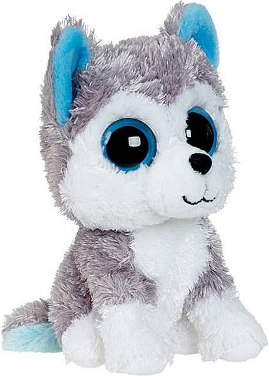 Top1Toys Ty Beanie Boo's Knuffel Hond Slush - 15 Cm - Grijs