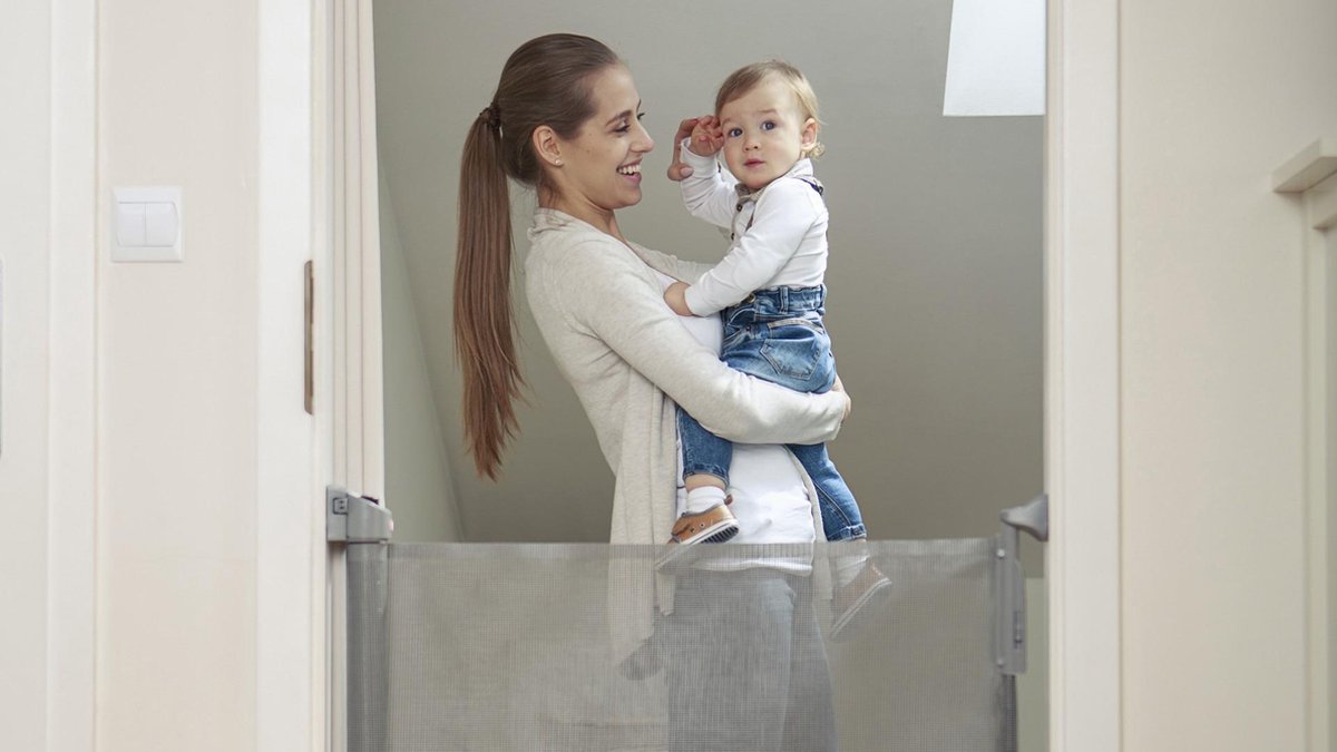 Lionelo Tulia Kindertrapje Voor Bij De Trap Of Deur - Grijs