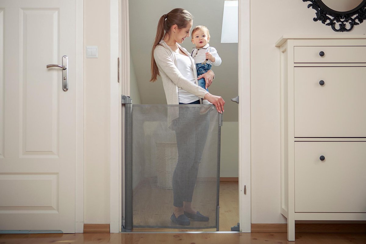 Lionelo Tulia Kinderhekje Voor Bij De Trap Of Deur - Zwart