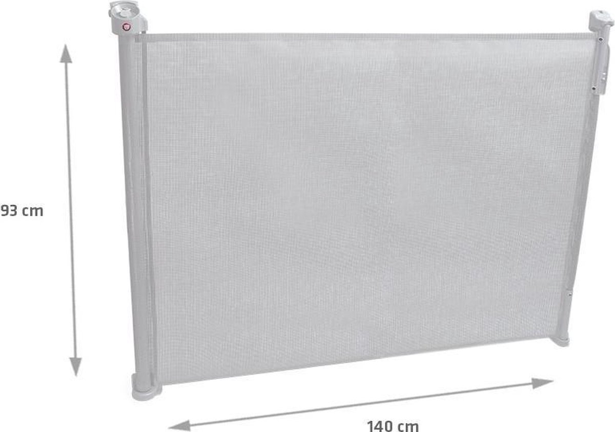 Lionelo Tulia Kinderhekje Voor Bij De Trap Of Deur - Zwart