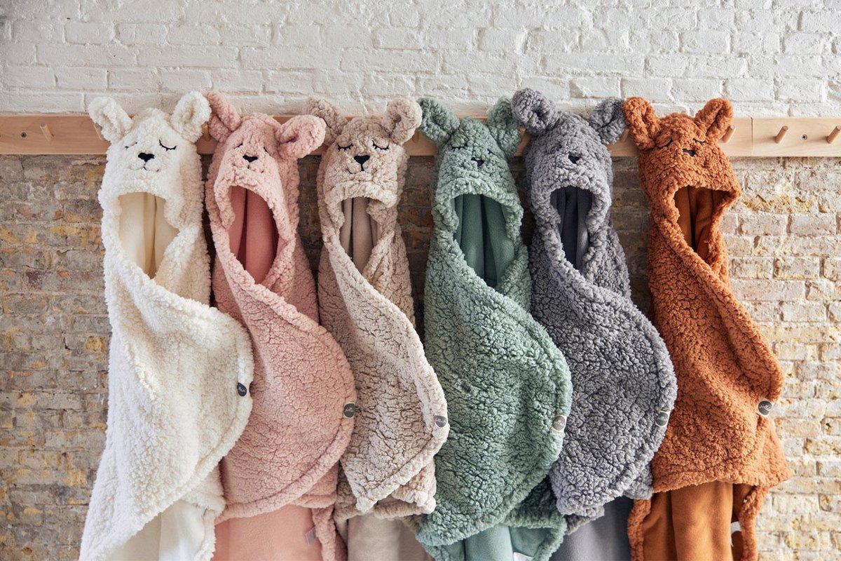 Jollein Wikkeldeken Bunny Caramel 100 X 105 Cm - Bruin