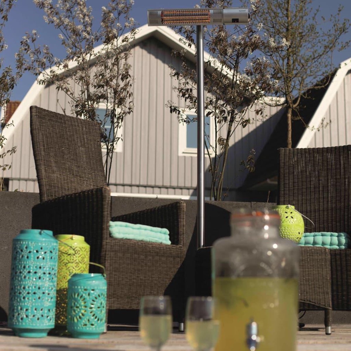 SunRed 2000 Staand - Silver