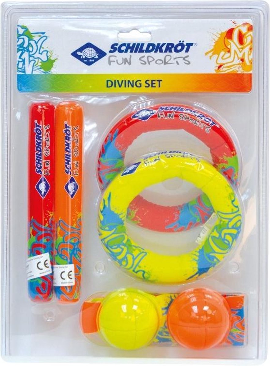 Schildkröt Duikset 6-delig - Geel