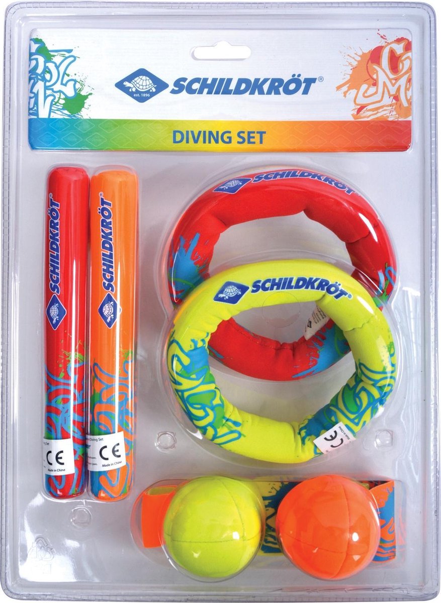 Schildkröt Duikset 6-delig - Geel