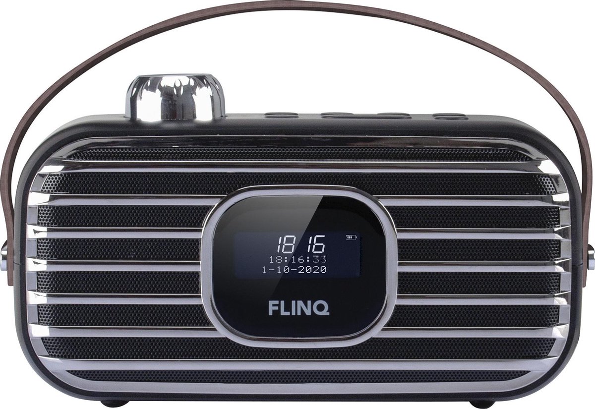 FlinQ Dab+ Radio - Zwart