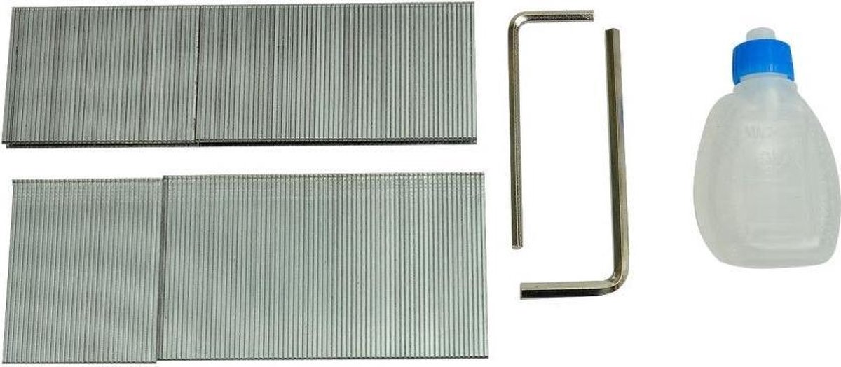 Vidaxl Spijker- En Nietpistool 2-in-1 Pneumatische Lucht - Oranje