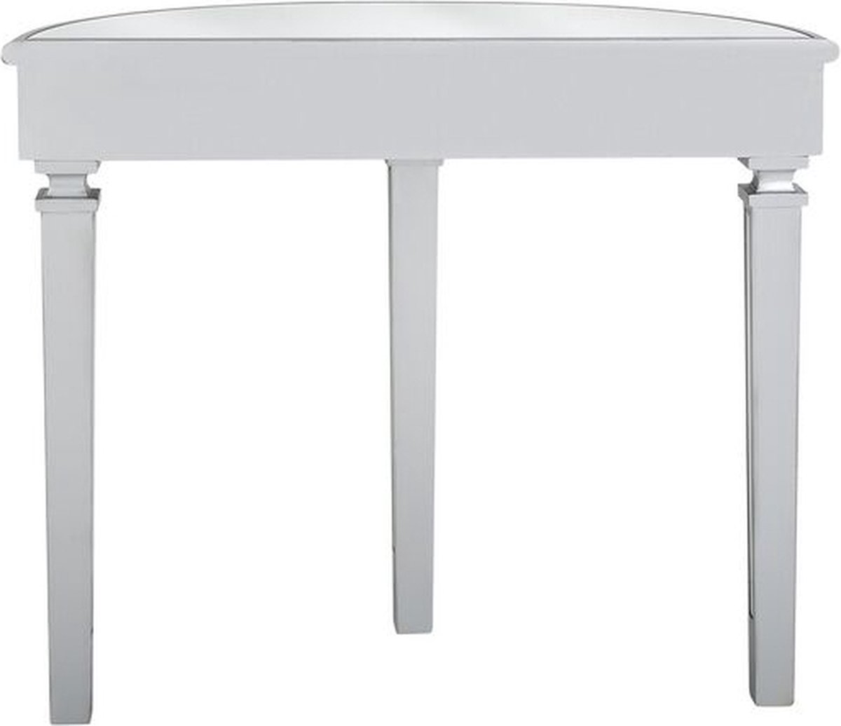 Beliani Tolouse Kaptafel Glas 35 X 90 Cm - Silver