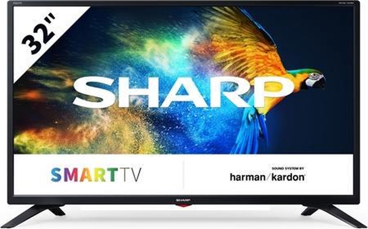 Sharp Aquos 32bc3e 32inch Hd-ready Smart-tv - Zwart