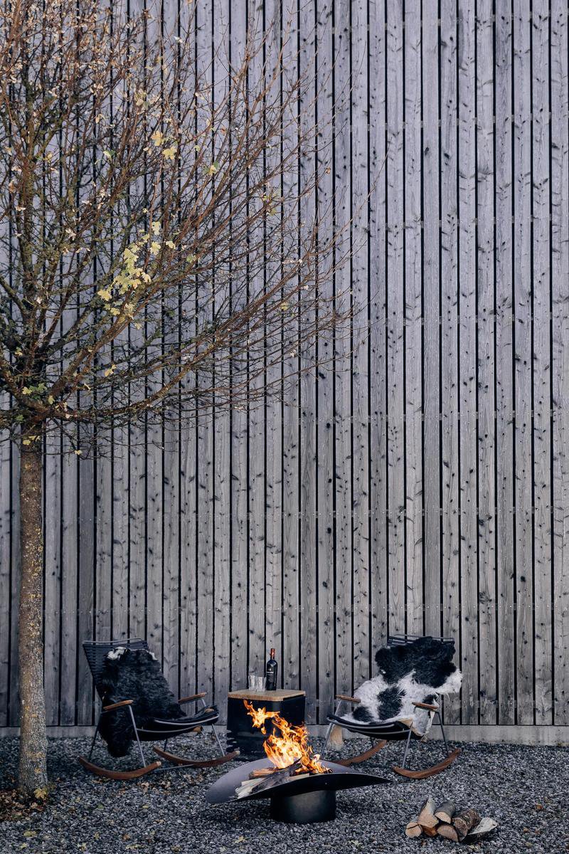 Höfats Vuurschaal Ellipse 110 X 57 X 36 Cm Rvs - Grijs