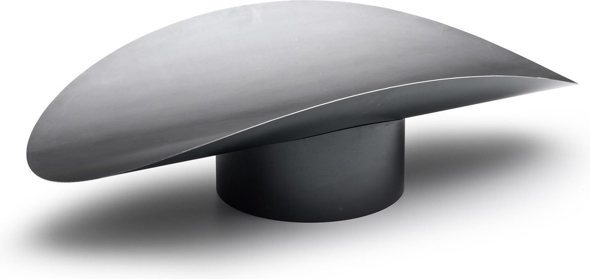 Höfats Vuurschaal Ellipse 110 X 57 X 36 Cm Rvs - Grijs