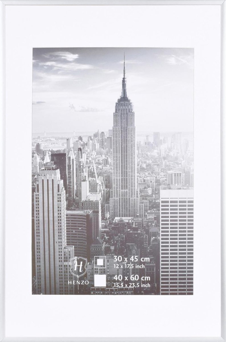 Henzo Fotolijst Manhattan - 40 X 60 Cm - Zilverkleurig - Silver