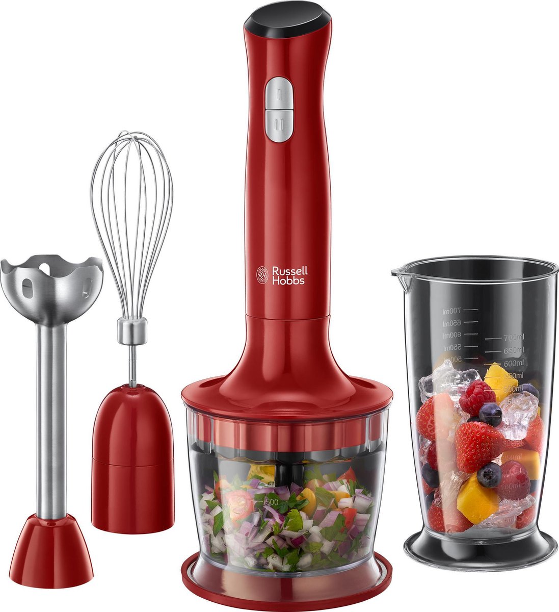 Russell Hobbs 3in1 Mixset Desire 24700-56 - - Rood