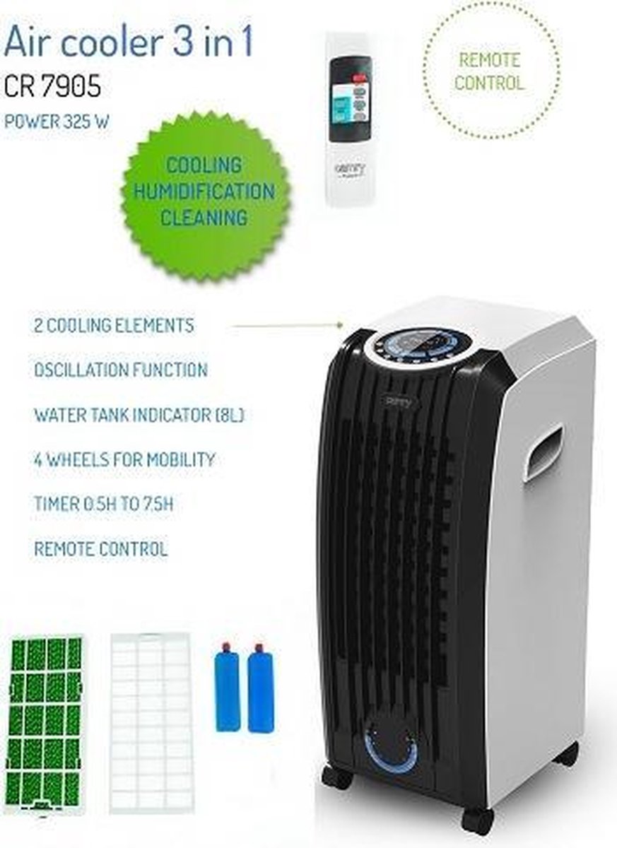 Camry CR 7905 Luchtkoeler 3 In 1 - 8 L