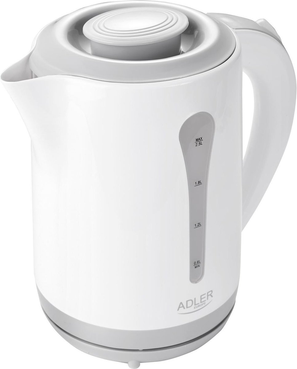 Adler Waterkoker Kunststof 2,5 L - AD 1244 - Blanco