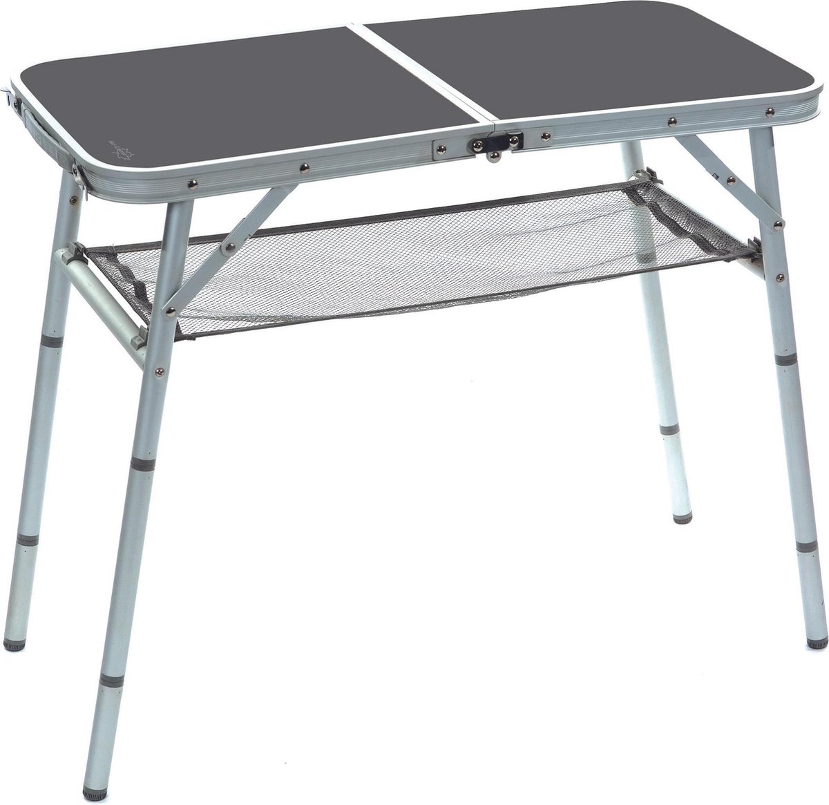 Bo-Camp - Side Table - Koffermodel - 80x40 Cm - Grijs