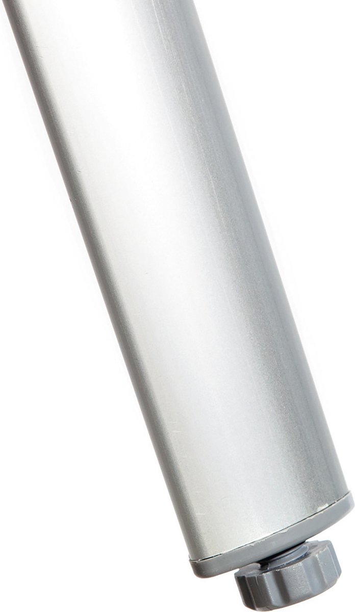 Bo-Camp - Tafel - Ovaal - Koffermodel - 150x80 Cm - Grijs