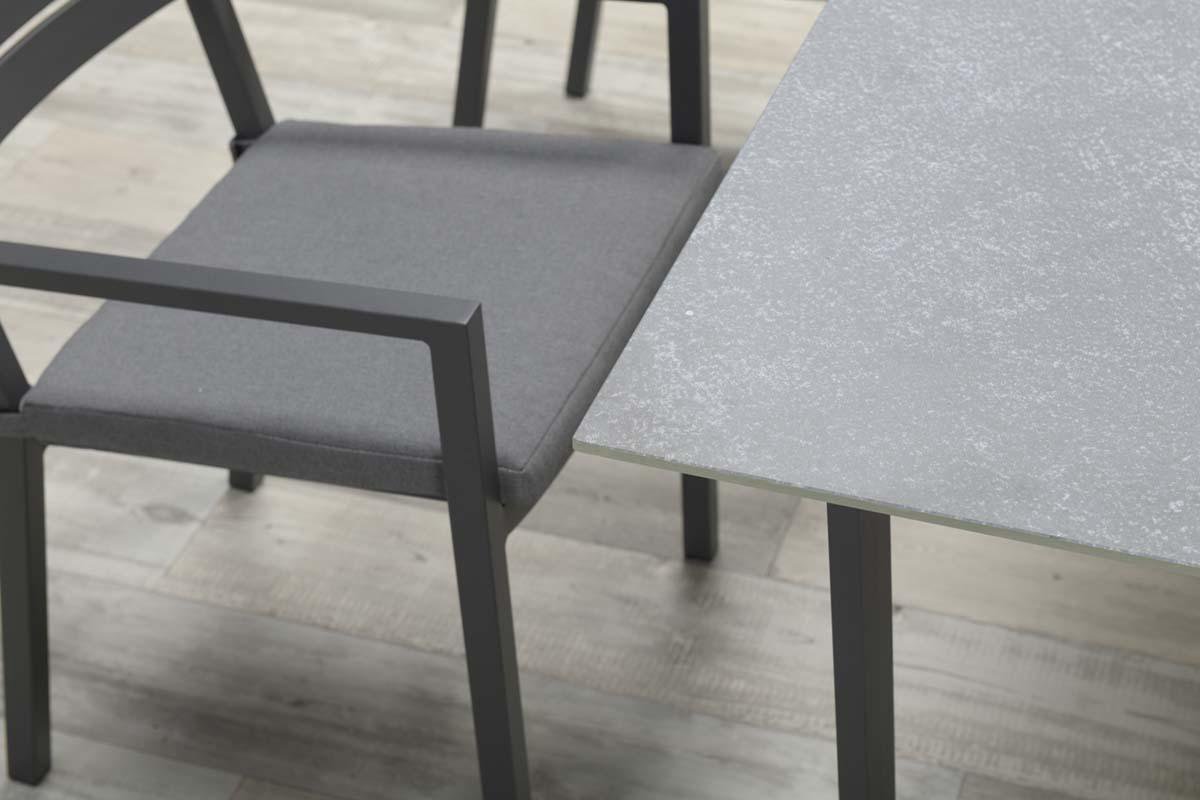 Garden Impressions Oklahoma dining fauteuil - Grijs