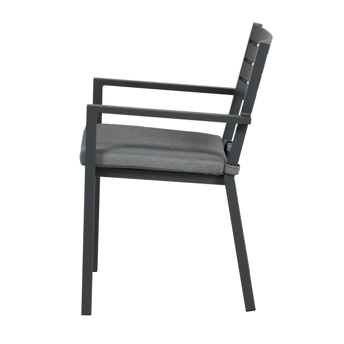 Garden Impressions Oklahoma dining fauteuil - Grijs