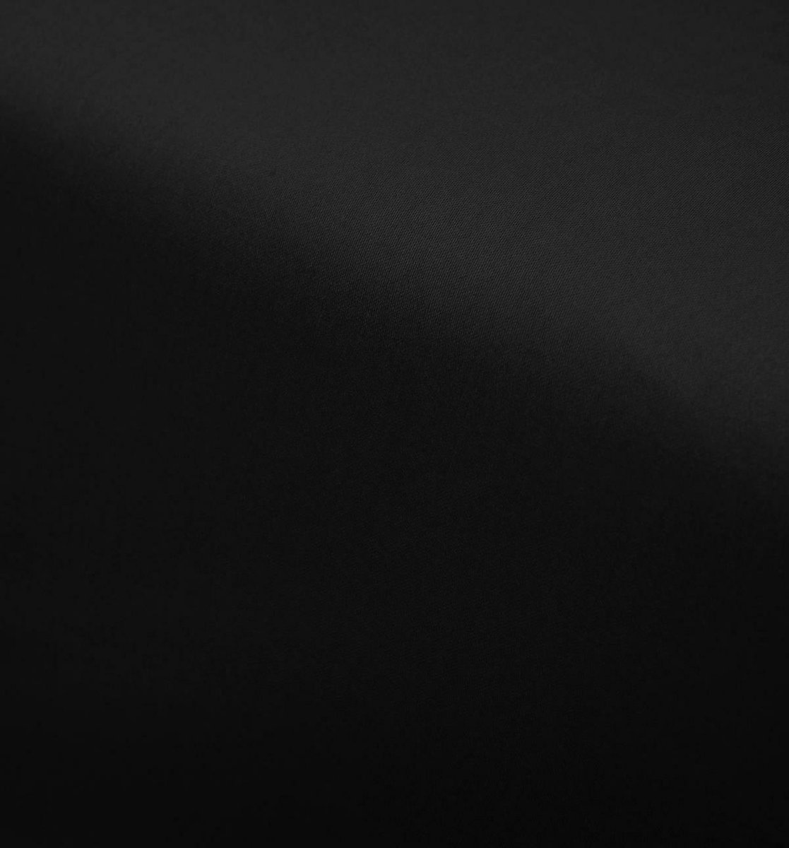 Essenza Satin Hoeslaken - 100% Katoen-satijn - 1-persoons (90x210 Cm) - Black - Zwart