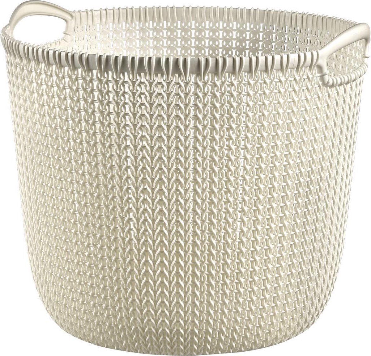 Curver Knit Mand - 30 Liter - Oasis White - Blanco - Blanco