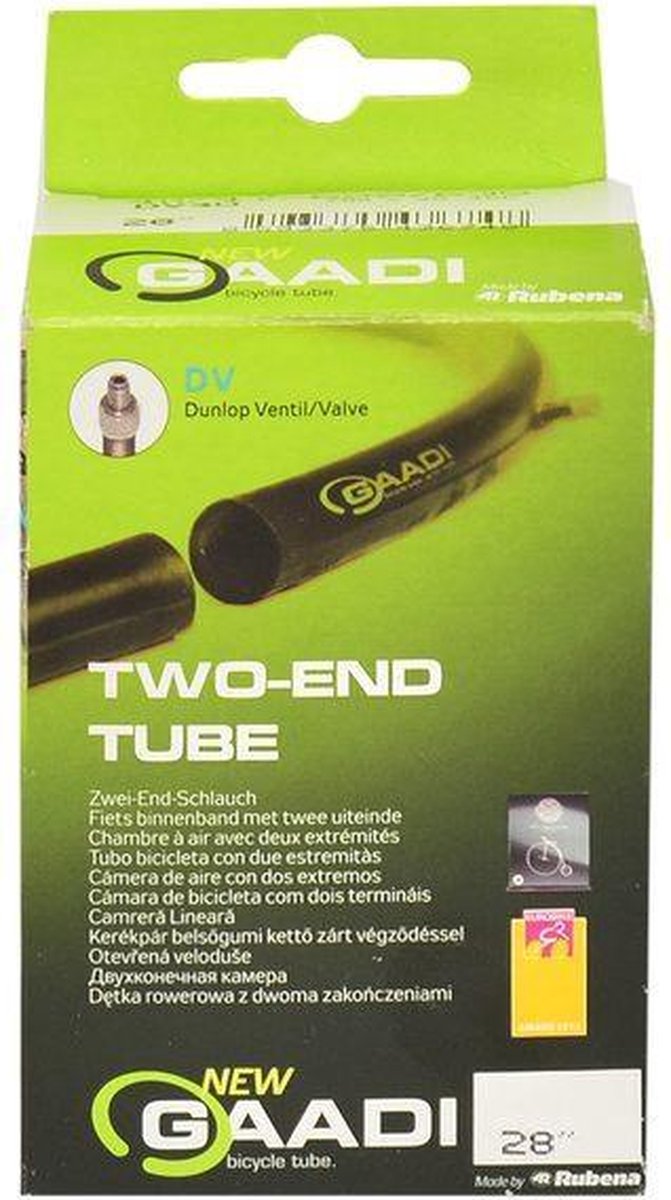 Gaadi Binnenband 28 X 1.50/1.75(40/47-622) Dv 40 Mm - Zwart