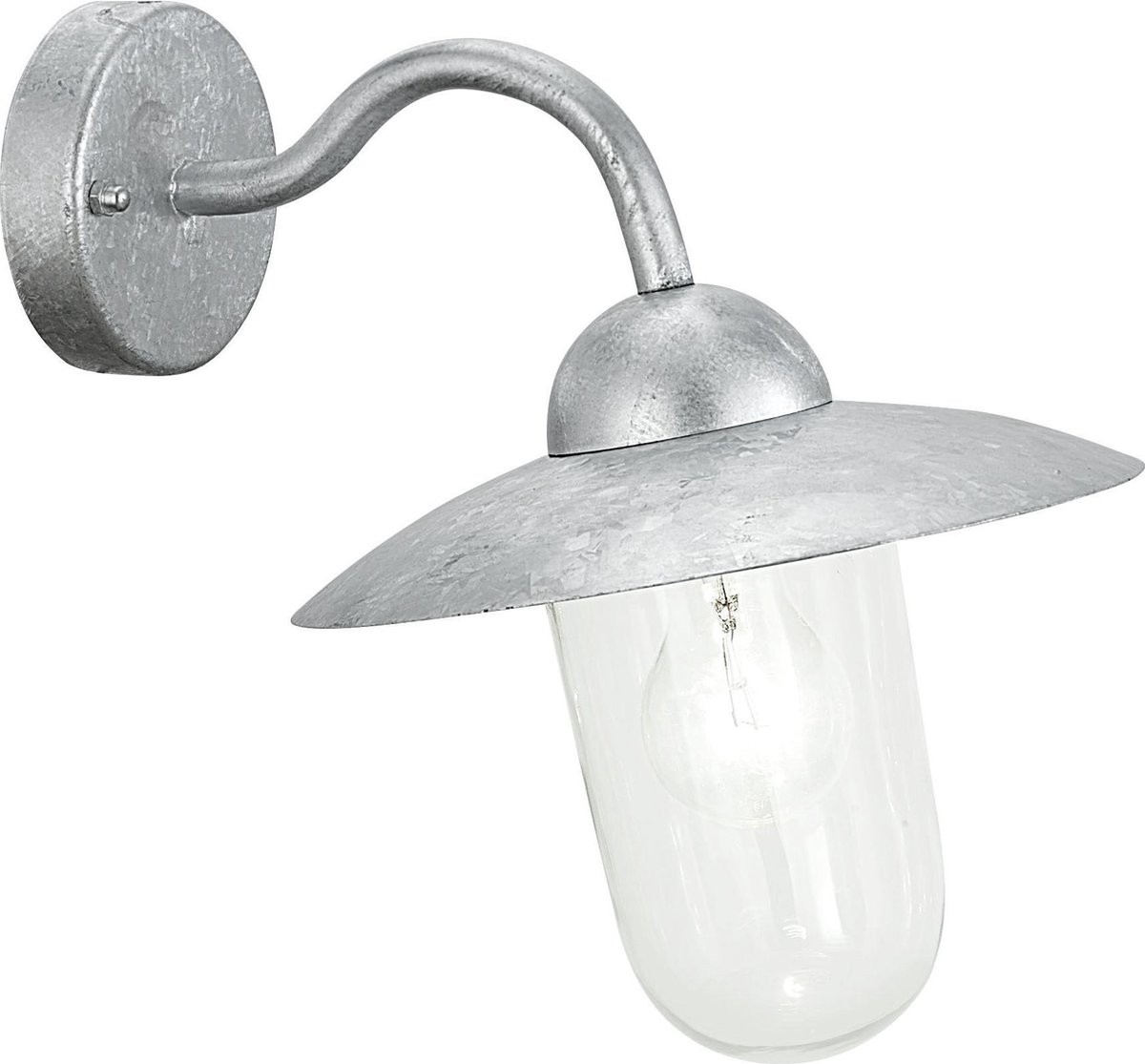 EGLO Milton Wandlamp - E27 - Zink - Silver