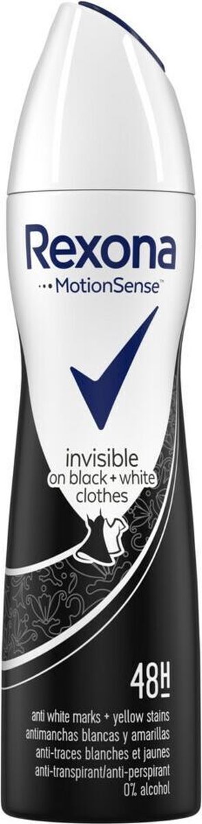 Rexona Invisible BlackWhite Deodorant Spray 150ml