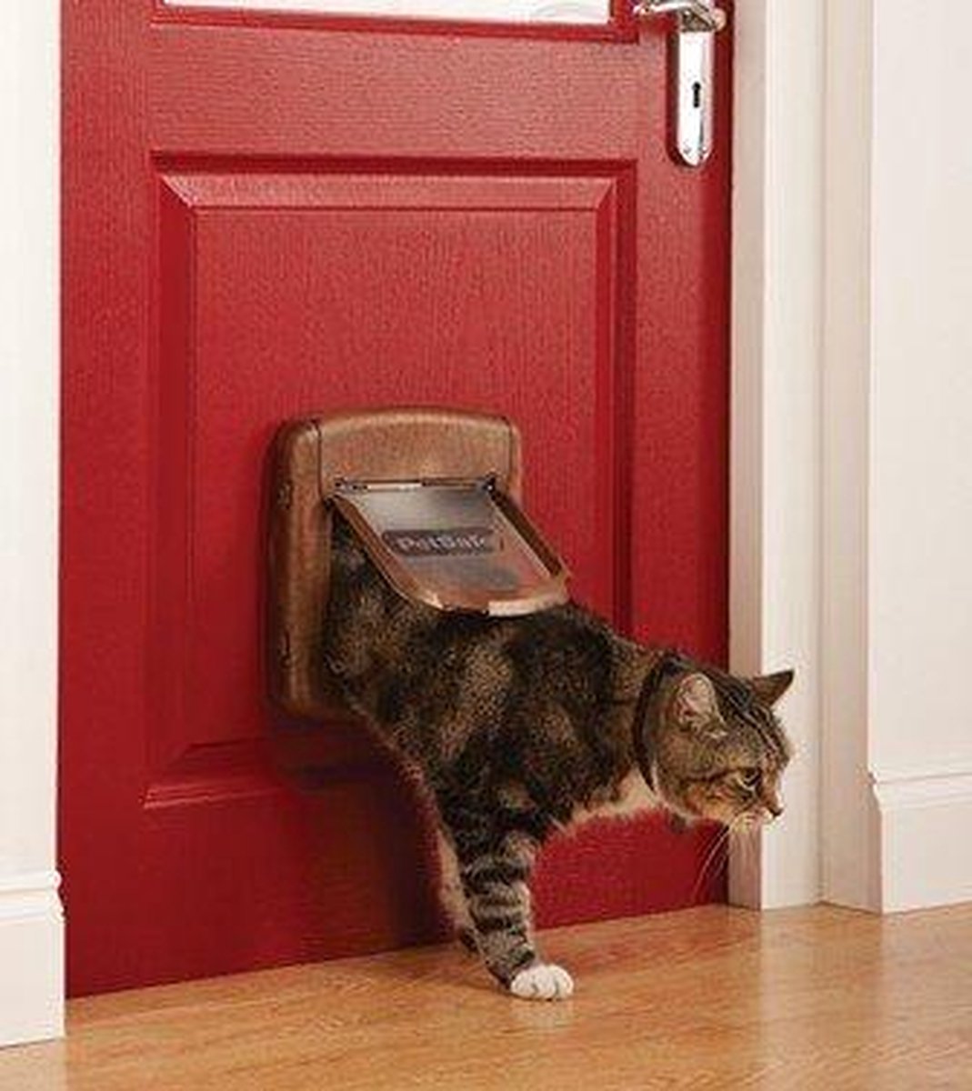 Gebr. de Boon Staywell Magnetisch De Luxe kattenluik wit