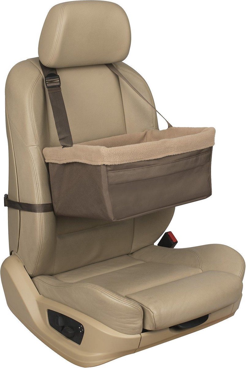 Happy Ride Honden Autostoel Booster Seat - Bruin
