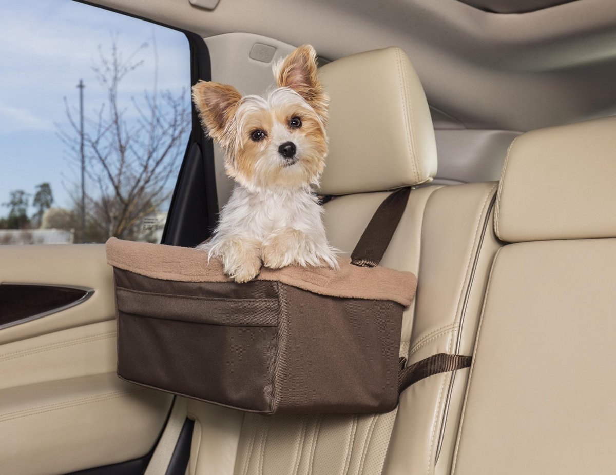 Happy Ride Honden Autostoel Booster Seat - Bruin