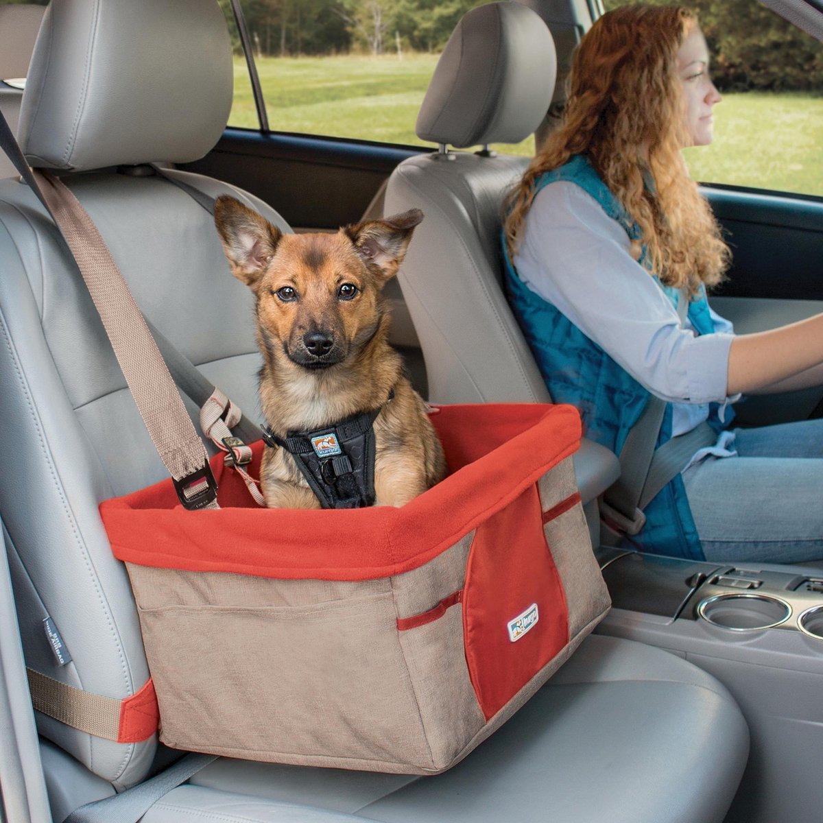 Kurgo Honden Autostoel - Bruin