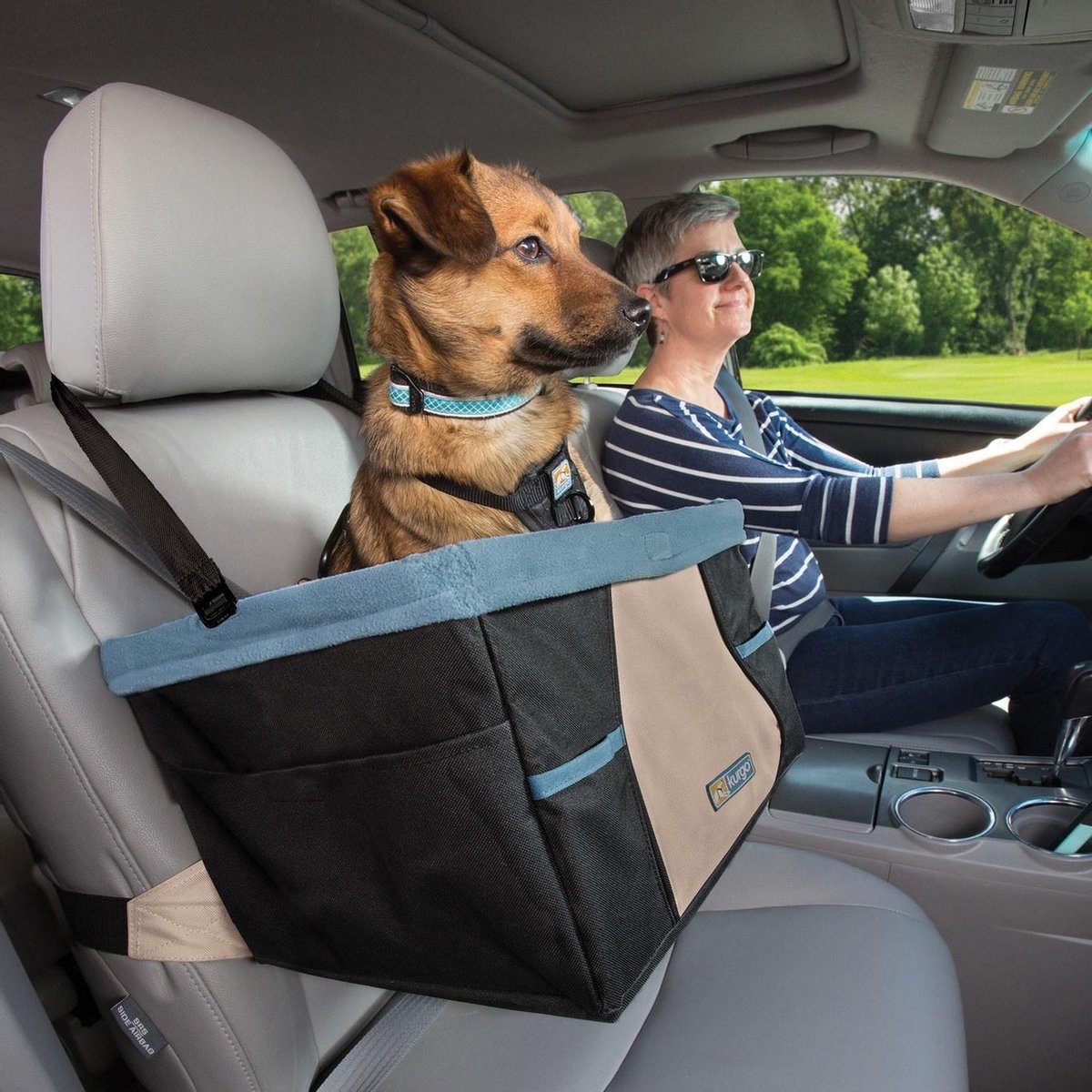 Kurgo Honden Autostoel Rover Booster Seat - Zwart