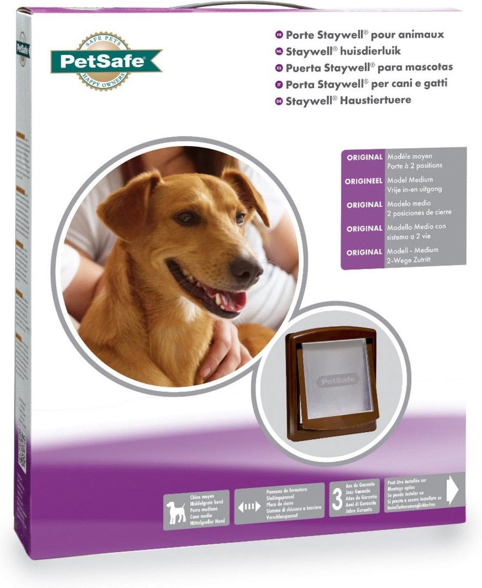 Petsafe Staywell Hondenluik Original - Bruin
