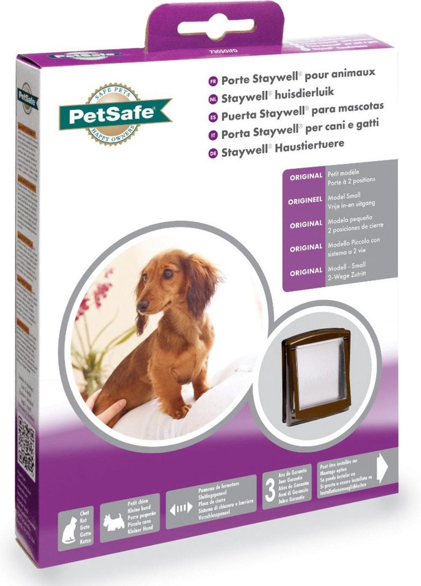 Petsafe Staywell Hondenluik Original - Bruin