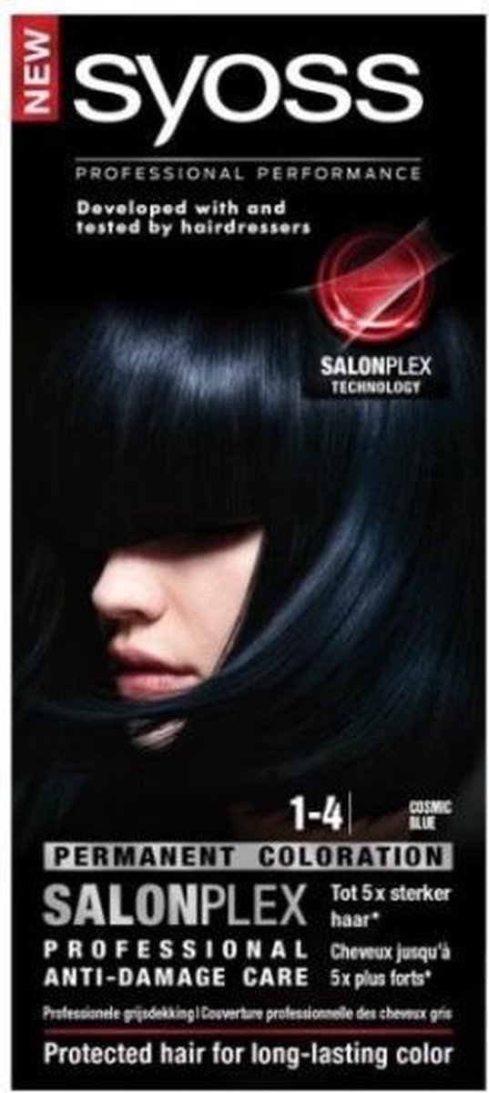 Syoss Haarverf - Cosmic Blue Nr 1-4