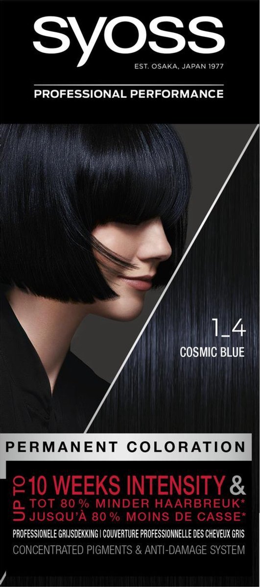 Syoss Haarverf - Cosmic Blue Nr 1-4