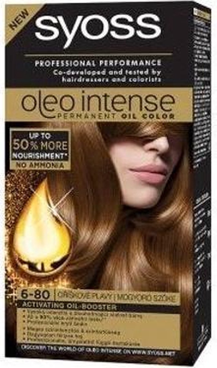 Syoss Haarverf - Oleo Intense 6-80 Caramel Blond