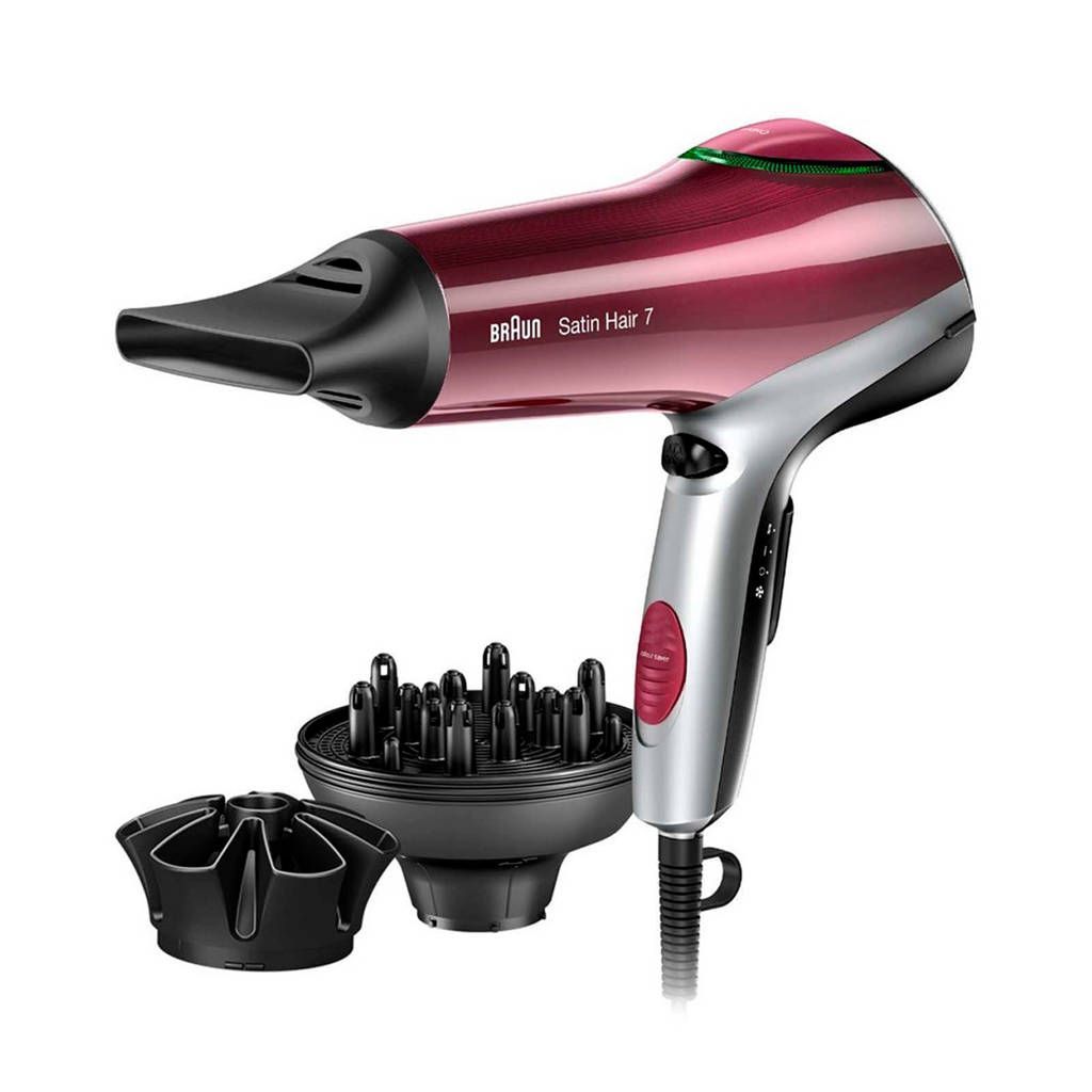 Braun Haardroger - Satin Hair HD770 - Rood