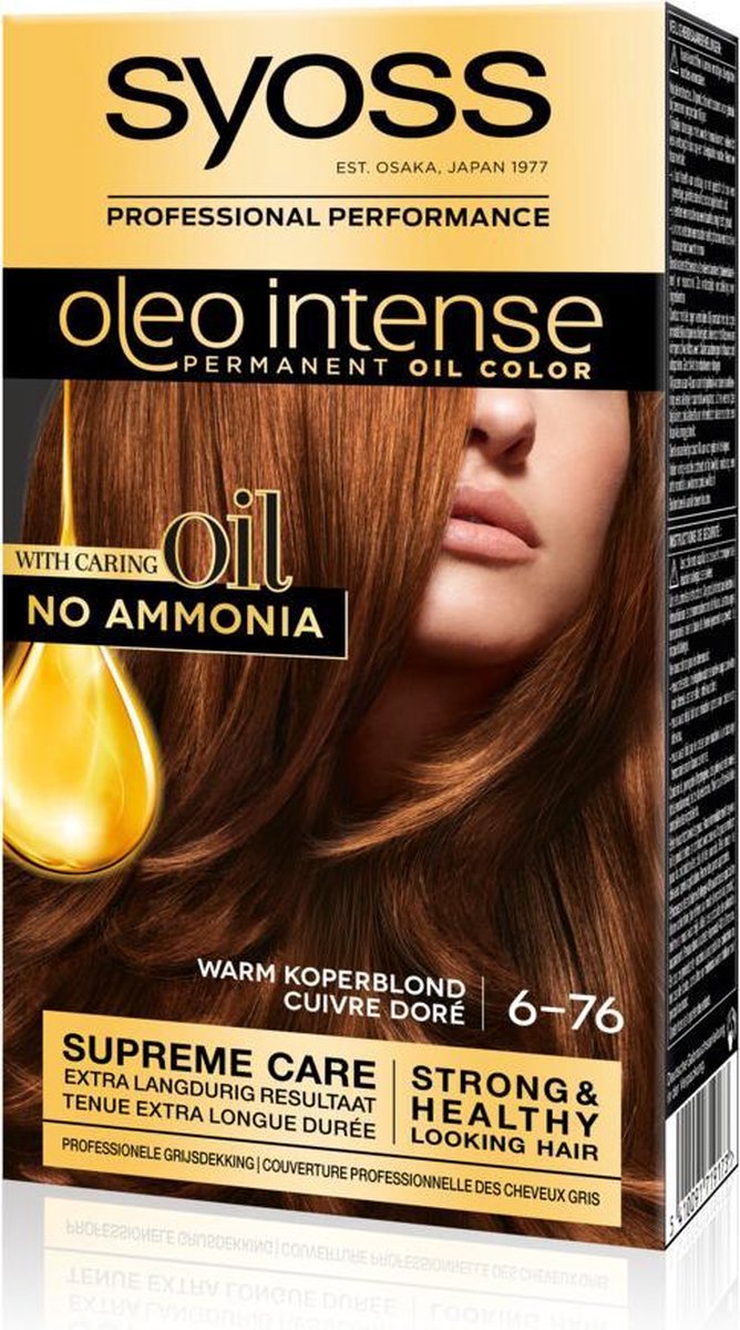 Syoss Haarverf - Oleo Intense 6-76 Warm Koperblond