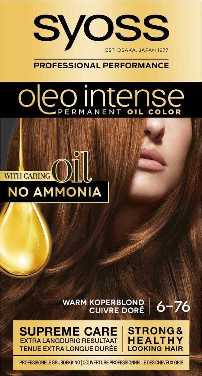 Syoss Haarverf - Oleo Intense 6-76 Warm Koperblond