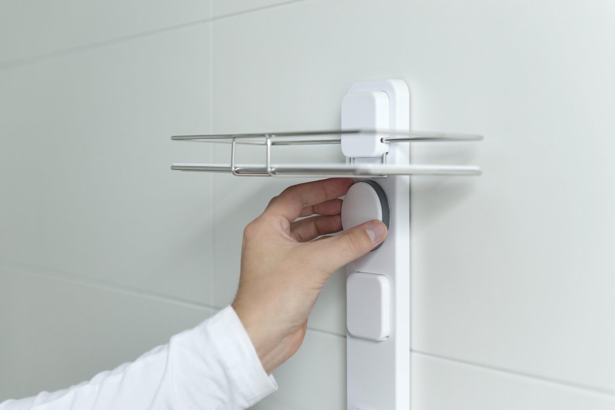 Alpina Badkamer Wandrek - Wit