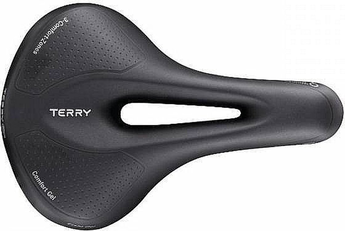 Terry Fietszadel Fisio Gel Max Dames - Zwart