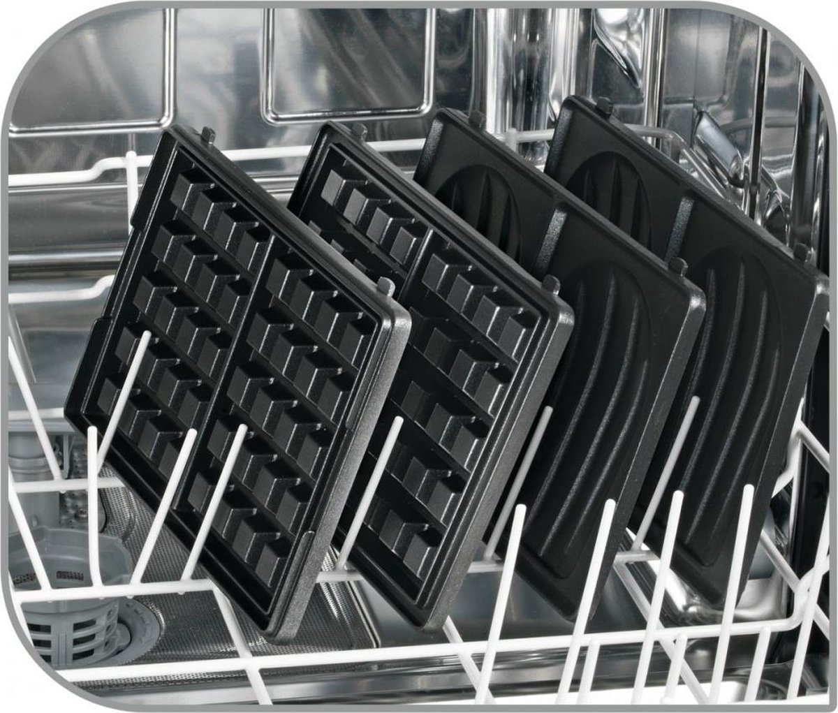 Tefal Electrical Cooking Wafflemakers SW852D - Zwart