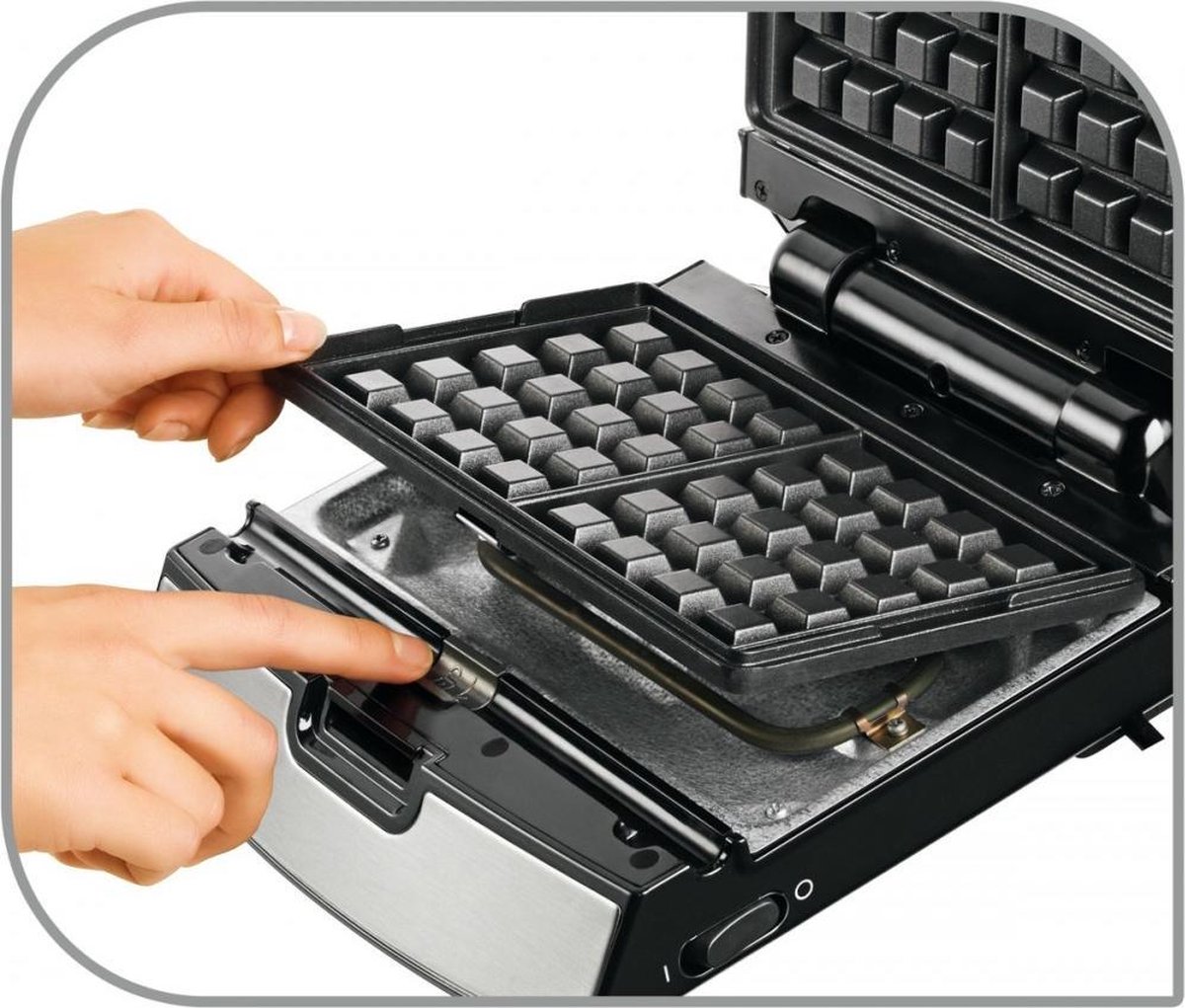 Tefal Electrical Cooking Wafflemakers SW852D - Zwart