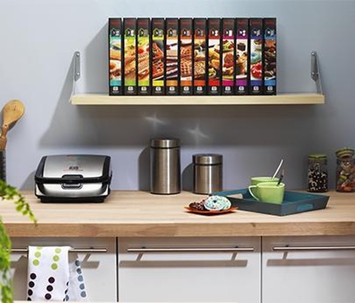 Tefal Electrical Cooking Wafflemakers SW852D - Zwart