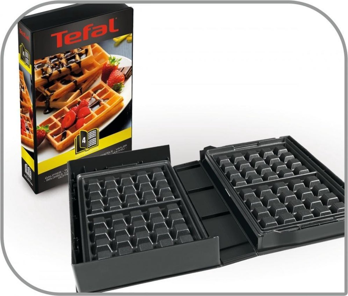Tefal Electrical Cooking Wafflemakers SW852D - Zwart