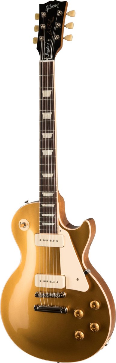 Gibson Original Collection Les Paul Standard 50s P90 Goldtop elektrische gitaar met koffer