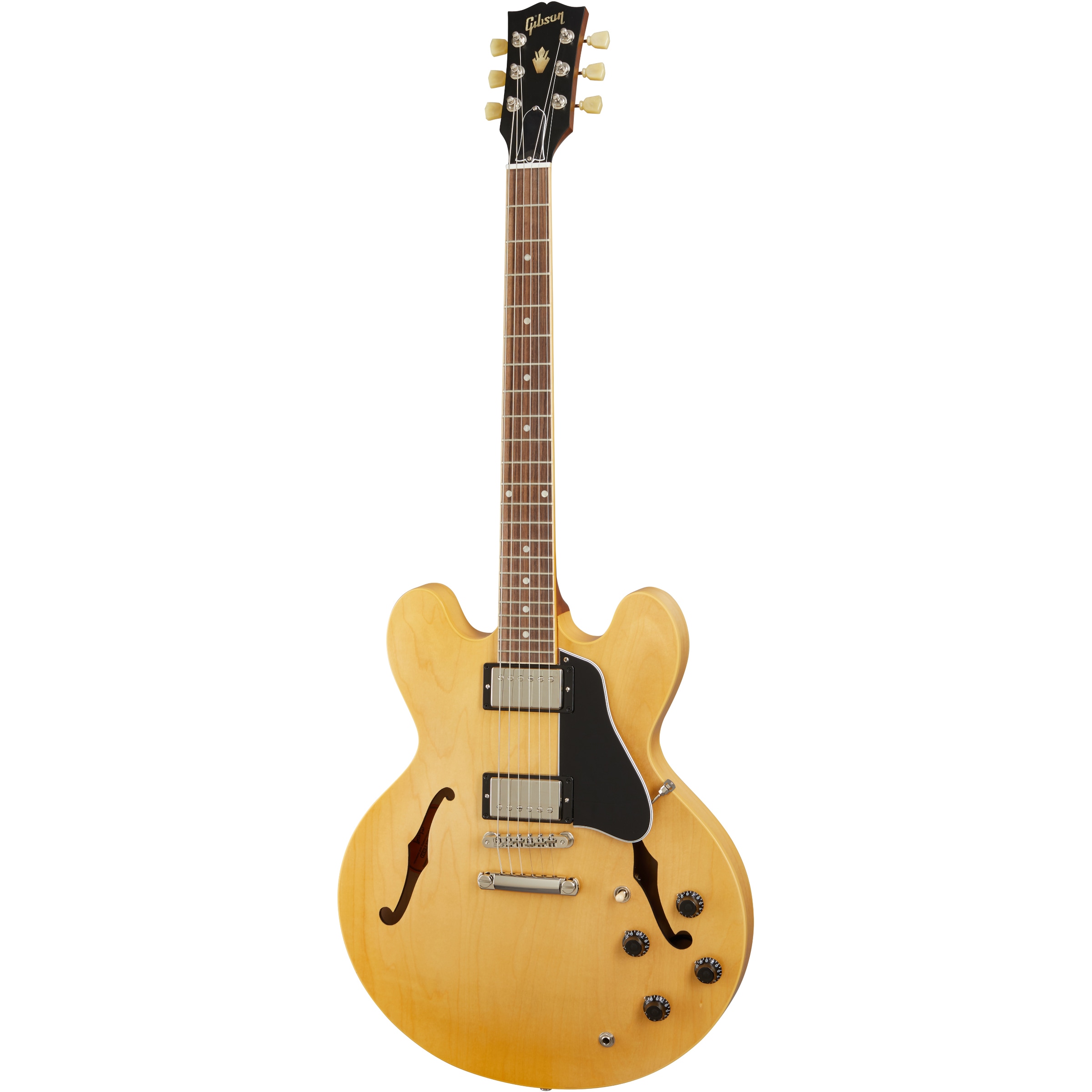 Gibson Modern Collection ES-335 Satin Vintage Natural semi-akoestische gitaar met koffer